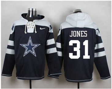 Nike Dallas Cowboys #31 Byron Jones Navy Blue Player Pullover NFL Hoodie Nike Dallas Cowboys #31 Byron Jones Navy Blue Player Pullover NFL Hoodie