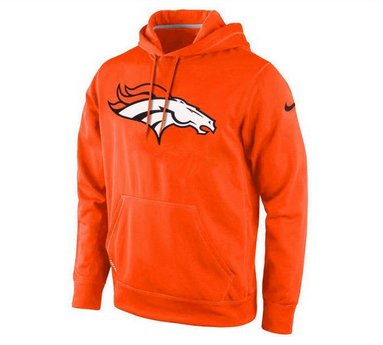Men's Denver Broncos Nike Orange KO Logo Essential Hoodie
