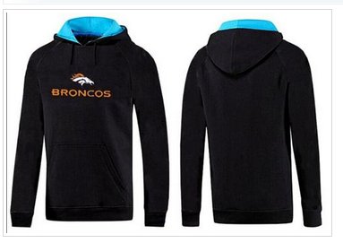 Denver Broncos Authentic Logo Pullover Hoodie Black & Blue Denver Broncos Authentic Logo Pullover Hoodie Black & Blue