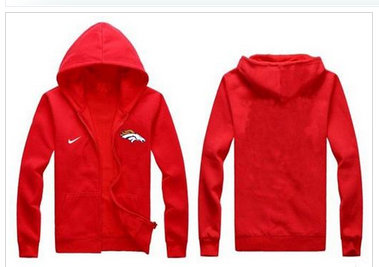 New Denver Broncos Authentic Logo Hoodie Red New Denver Broncos Authentic Logo Hoodie Red
