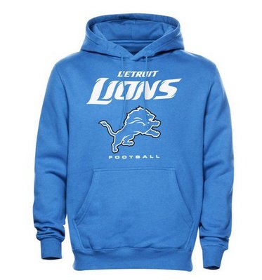 Detroit Lions Critical Victory Pullover Hoodie Light Blue