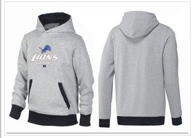 Detroit Lions Critical Victory Pullover Hoodie Grey & Black Detroit Lions Critical Victory Pullover Hoodie Grey & Black