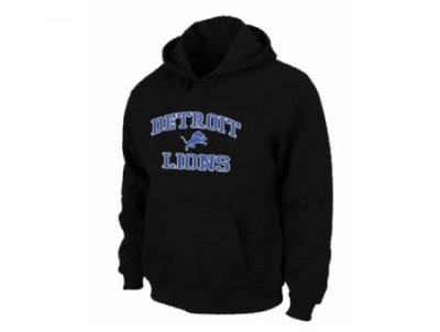 Detroit Lions Heart & Soul Pullover Hoodie Black Detroit Lions Heart & Soul Pullover Hoodie Black