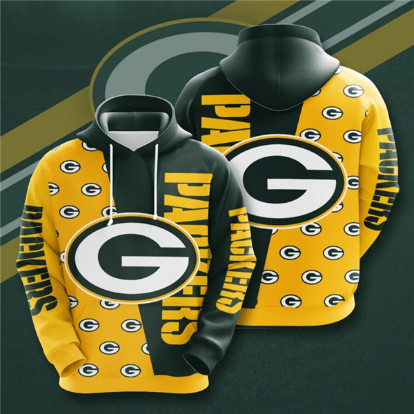 Green Bay Packers Hoodie Yellow Green Bay Packers Hoodie Yellow