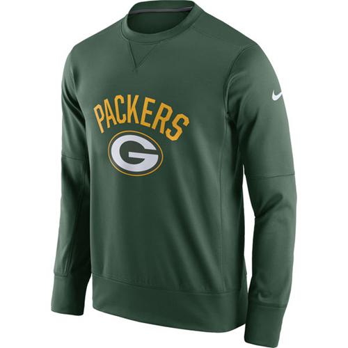 Men's Green Bay Packers Nike Green Sideline Circuit Performance Sweatshirt Men's Green Bay Packers Nike Green Sideline Circuit Performance Sweatshirt