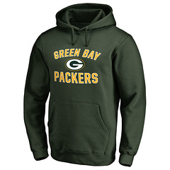 Men's Green Bay Packers Pro Line Green Victory Arch Pullover Hoodie Men's Green Bay Packers Pro Line Green Victory Arch Pullover Hoodie