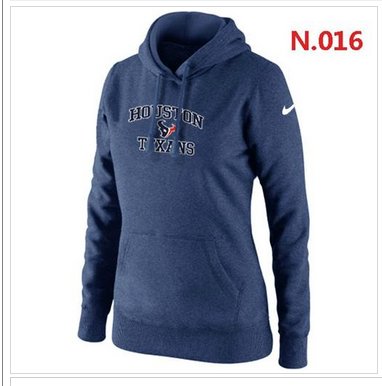 Women's NEW Houston Texans Heart & Soul Pullover Hoodie Dark Blue Women's NEW Houston Texans Heart & Soul Pullover Hoodie Dark Blue