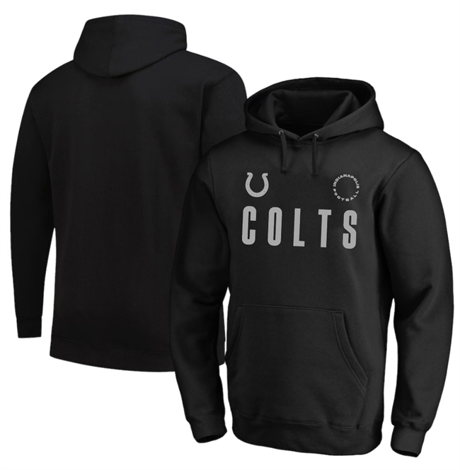 Men's Indianapolis Colts Black Big & Tall Chip Shot Hoodie Men's Indianapolis Colts Black Big & Tall Chip Shot Hoodie