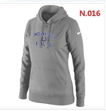 Women's NEW Indianapolis Colts Heart & Soul Pullover Hoodie Light Grey Women's NEW Indianapolis Colts Heart & Soul Pullover Hoodie Light Grey