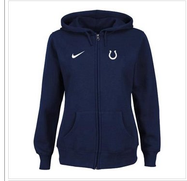 Women's NEW Indianapolis Colts Ladies Tailgater Full Zip Hoodie Blue Women's NEW Indianapolis Colts Ladies Tailgater Full Zip Hoodie Blue