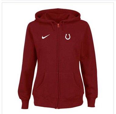 Women's NEW Indianapolis Colts Ladies Tailgater Full Zip Hoodie Red Women's NEW Indianapolis Colts Ladies Tailgater Full Zip Hoodie Red