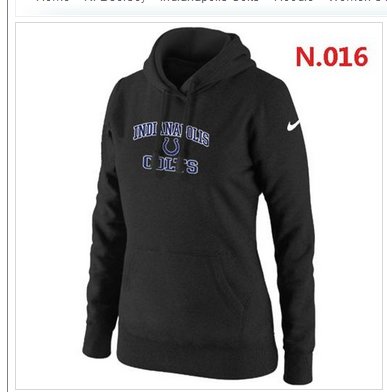 Women's NEW Indianapolis Colts Heart & Soul Pullover Hoodie Black Women's NEW Indianapolis Colts Heart & Soul Pullover Hoodie Black