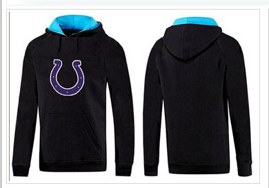 Indianapolis Colts Logo Pullover Hoodie Black & Blue Indianapolis Colts Logo Pullover Hoodie Black & Blue