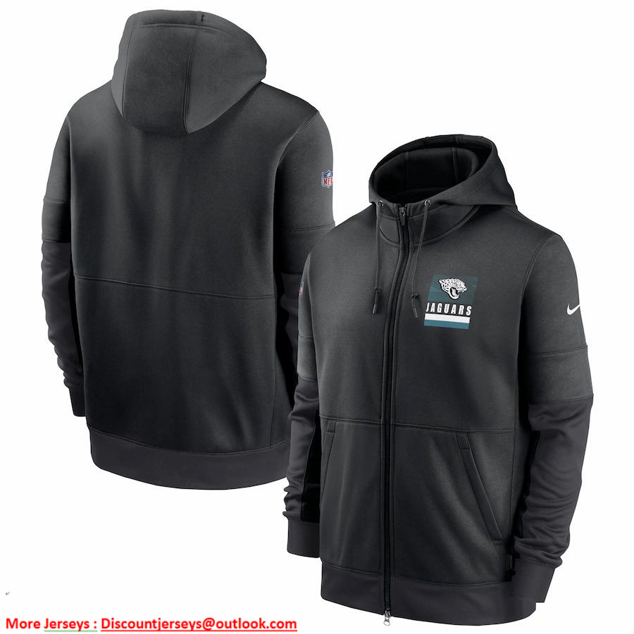Jacksonville Jaguars Nike Sideline Impact Lockup Performance Full-Zip Hoodie Black Jacksonville Jaguars Nike Sideline Impact Lockup Performance Full-Zip Hoodie Black