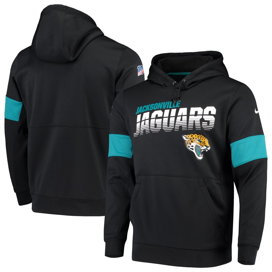 Jacksonville Jaguars Nike Sideline Team Logo Performance Pullover Hoodie Black Jacksonville Jaguars Nike Sideline Team Logo Performance Pullover Hoodie Black