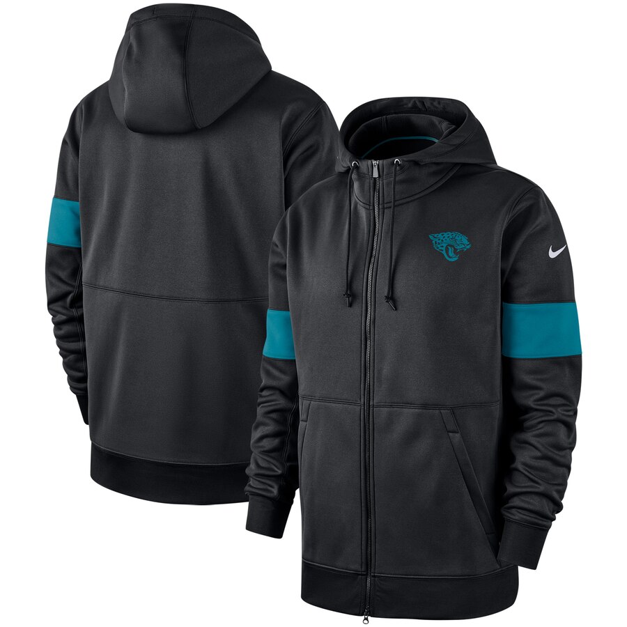 Jacksonville Jaguars Nike Sideline Performance Full Zip Hoodie Black Jacksonville Jaguars Nike Sideline Performance Full Zip Hoodie Black