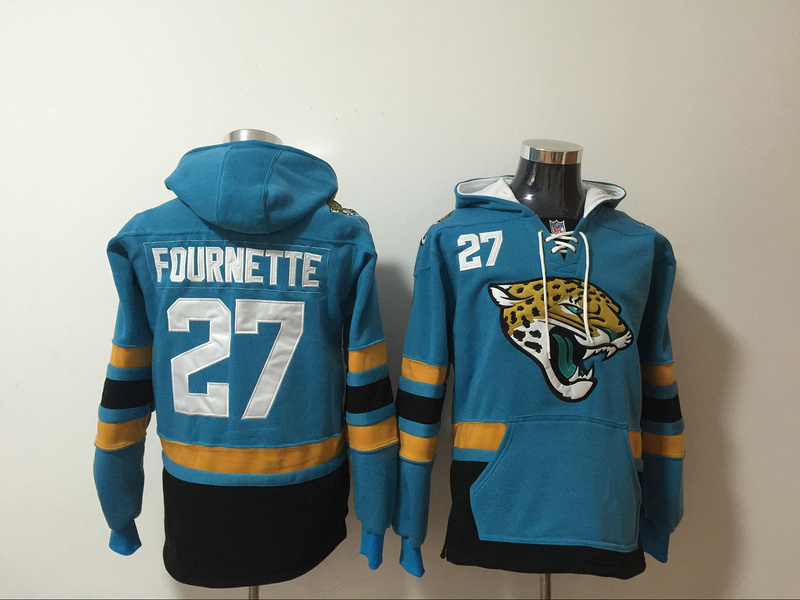 Nike Jaguars 27 Leonard Fournette Teal All Stitched Hooded Sweatshirt Nike Jaguars 27 Leonard Fournette Teal All Stitched Hooded Sweatshirt