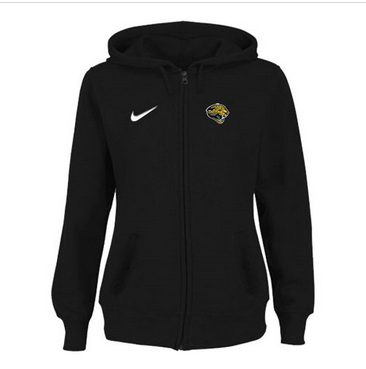 Women Jacksonville Jaguars Stadium Rally Full Zip Hoodie Black