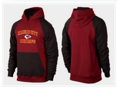 Kansas City Chiefs Heart & Soul Pullover Hoodie Burgundy Red & Black Kansas City Chiefs Heart & Soul Pullover Hoodie Burgundy Red & Black