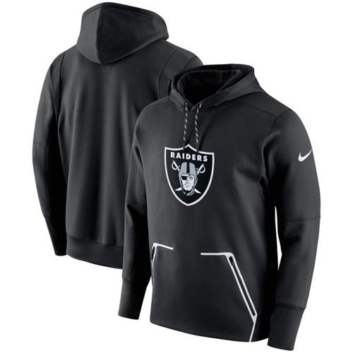 Men's Oakland Raiders Nike Black Champ Drive Vapor Speed Performance Pullover Hoodie Men's Oakland Raiders Nike Black Champ Drive Vapor Speed Performance Pullover Hoodie
