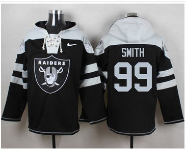 Nike Oakland Raiders #99 Aldon Smith Black Player Pullover NFL Hoodie Nike Oakland Raiders #99 Aldon Smith Black Player Pullover NFL Hoodie