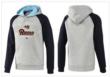Los Angeles Rams Critical Victory Pullover Hoodie Grey & Blue
