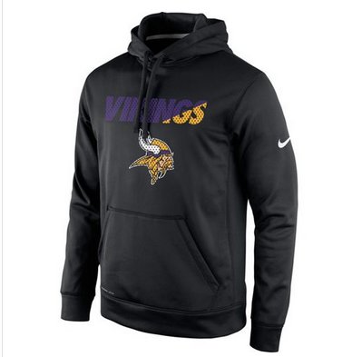 Minnesota Vikings Nike Kick Off Staff Performance Pullover Hoodie Black