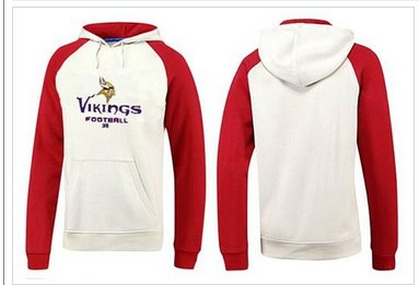 Minnesota Vikings Critical Victory Pullover Hoodie White & Red