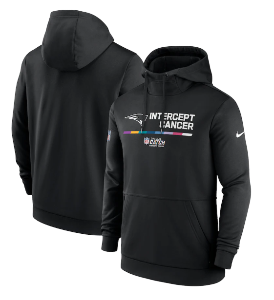 Men's New England Patriots 2022 Black Crucial Catch Therma Performance Pullover Hoodie Men's New England Patriots 2022 Black Crucial Catch Therma Performance Pullover Hoodie