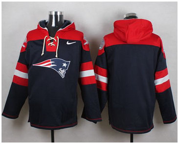 Nike New England Patriots Blank Navy Blue Player Pullover NFL Hoodie Nike New England Patriots Blank Navy Blue Player Pullover NFL Hoodie
