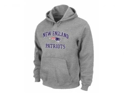 New England Patriots Heart & Soul Pullover Hoodie Grey New England Patriots Heart & Soul Pullover Hoodie Grey