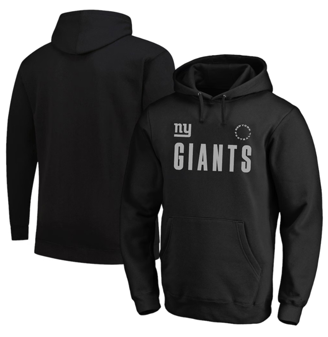 Men's New York Giants Black Big & Tall Chip Shot Hoodie Men's New York Giants Black Big & Tall Chip Shot Hoodie