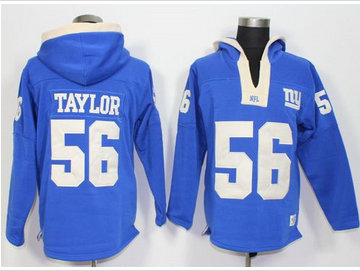 New York Giants #56 Lawrence Taylor Royal Blue Player Winning Method Pullover NFL Hoodie New York Giants #56 Lawrence Taylor Royal Blue Player Winning Method Pullover NFL Hoodie