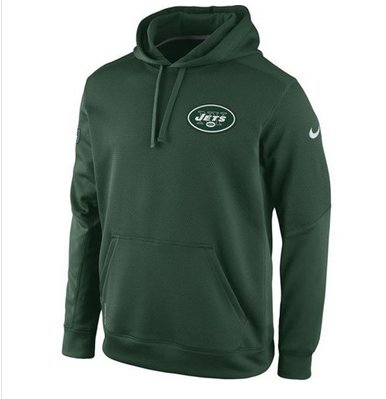New York Jets Nike KO Chain Fleece Pullover Performance Hoodie Green New York Jets Nike KO Chain Fleece Pullover Performance Hoodie Green