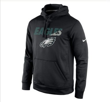 Men's Philadelphia Eagles Nike Black Kick Off Staff Performance Pullover Hoodie Men's Philadelphia Eagles Nike Black Kick Off Staff Performance Pullover Hoodie
