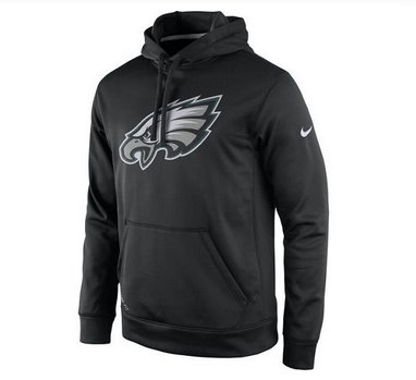 Men's Philadelphia Eagles Nike Black Practice Performance Pullover Hoodie Men's Philadelphia Eagles Nike Black Practice Performance Pullover Hoodie