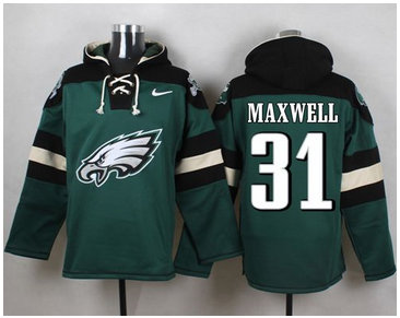 Nike Philadelphia Eagles #31 Byron Maxwell Midnight Green Player Pullover NFL Hoodie Nike Philadelphia Eagles #31 Byron Maxwell Midnight Green Player Pullover NFL Hoodie