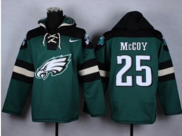 NEW Eagles #25 LeSean McCoy Midnight Green Player Pullover NFL Hoodie NEW Eagles #25 LeSean McCoy Midnight Green Player Pullover NFL Hoodie