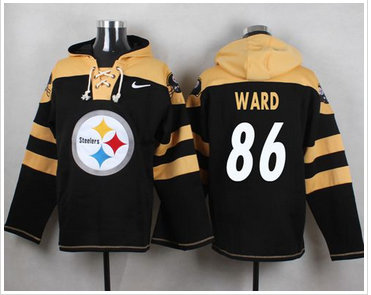 Nike Pittsburgh Steelers #86 Hines Ward Black Player Pullover NFL Hoodie Nike Pittsburgh Steelers #86 Hines Ward Black Player Pullover NFL Hoodie