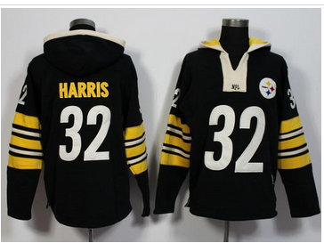 Pittsburgh Steelers #32 Franco Harris Black Player Winning Method Pullover NFL Hoodie Pittsburgh Steelers #32 Franco Harris Black Player Winning Method Pullover NFL Hoodie