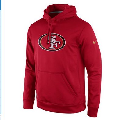 San Francisco 49ers Nike Practice Performance Pullover Hoodie Scarlet
