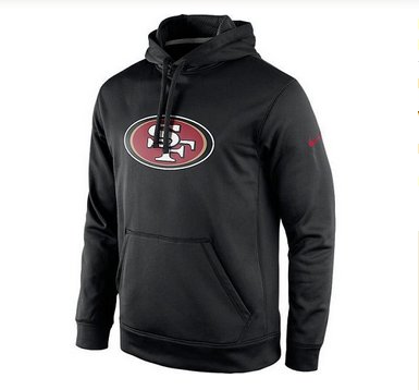 Men's San Francisco 49ers Nike Black KO Logo Essential Pullover Hoodie