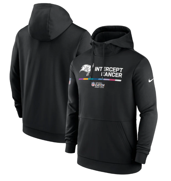 Men's Tampa Bay Buccaneers 2022 Black Crucial Catch Therma Performance Pullover Hoodie Men's Tampa Bay Buccaneers 2022 Black Crucial Catch Therma Performance Pullover Hoodie
