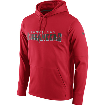 Men's Tampa Bay Buccaneers Nike Red Circuit Wordmark Essential Performance Pullover Hoodie Men's Tampa Bay Buccaneers Nike Red Circuit Wordmark Essential Performance Pullover Hoodie