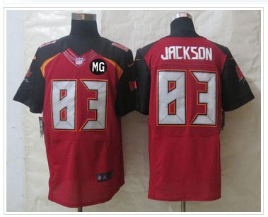 NEW Buccaneers #83 Vincent Jackson Red Team Color With MG Patch Stitched NFL New Elite Jersey NEW Buccaneers #83 Vincent Jackson Red Team Color With MG Patch Stitched NFL New Elite Jersey