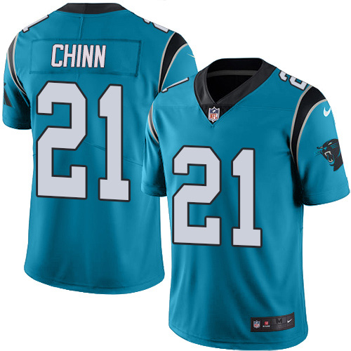 Nike Panthers #21 Jeremy Chinn Blue Men's Stitched NFL Limited Rush Jersey Nike Panthers #21 Jeremy Chinn Blue Men's Stitched NFL Limited Rush Jersey