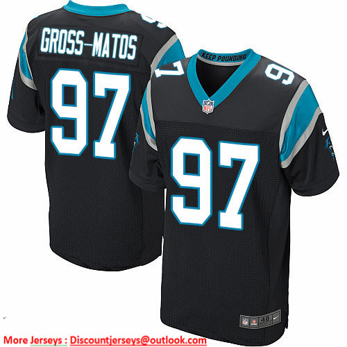 Nike Panthers #97 Yetur Gross-Matos Black Team Color Men's Stitched NFL Vapor Untouchable Elite Jersey Nike Panthers #97 Yetur Gross-Matos Black Team Color Men's Stitched NFL Vapor Untouchable Elite Jersey