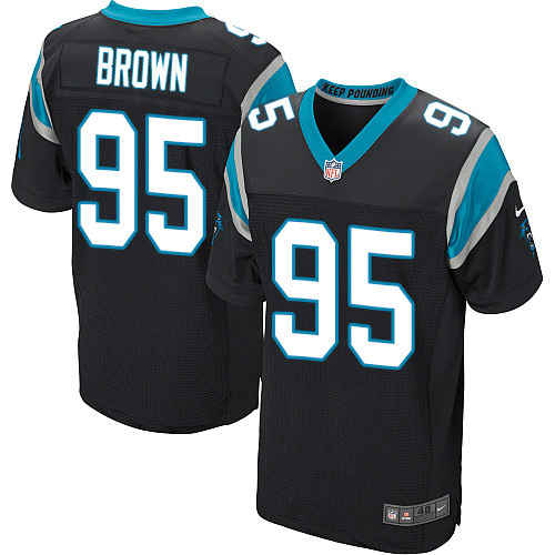 Nike Panthers #95 Derrick Brown Black Team Color Men's Stitched NFL Vapor Untouchable Elite Jersey Nike Panthers #95 Derrick Brown Black Team Color Men's Stitched NFL Vapor Untouchable Elite Jersey