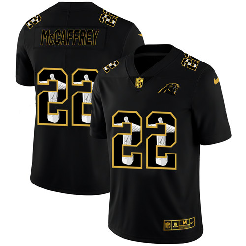Carolina Panthers #22 Christian McCaffrey Men's Nike Carbon Black Vapor Cristo Redentor Limited NFL Jersey Carolina Panthers #22 Christian McCaffrey Men's Nike Carbon Black Vapor Cristo Redentor Limited NFL Jersey