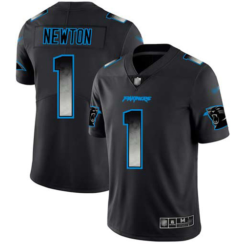Panthers #1 Cam Newton Black Men's Stitched Football Vapor Untouchable Limited Smoke Fashion Jersey Panthers #1 Cam Newton Black Men's Stitched Football Vapor Untouchable Limited Smoke Fashion Jersey
